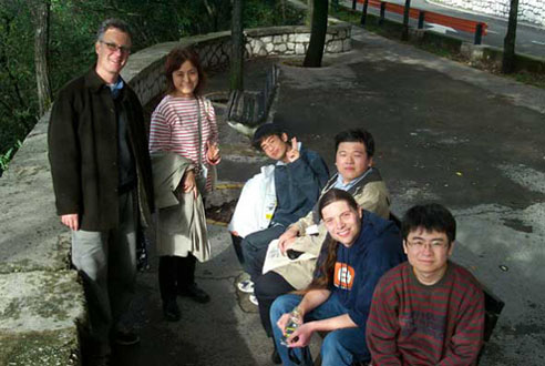 Derrick and Japanese team