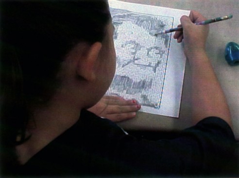 Puzzled Abe on the Maze-a-Pix