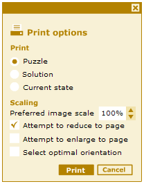 Print dialog box