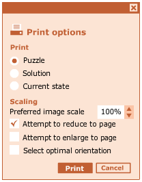 Print dialog box