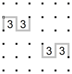 Two adjacent 3's (A)