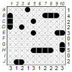 Remaining ships of one type can be placed in one way only (C)