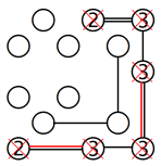 Isolating a segment by adding a bridge (B)