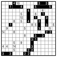 B&W Link-a-Pix - step 1 (B)