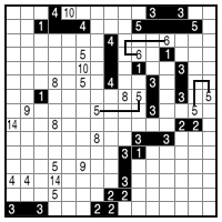 B&W Link-a-Pix - step 2 (A)