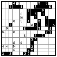 B&W Link-a-Pix - step 2 (B)