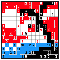 Color Link-a-Pix - step 5 (B)