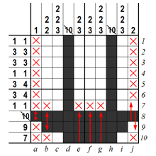 B&W Pic-a-Pix - step 3 (A)