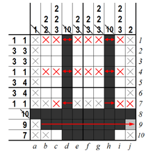 B&W Pic-a-Pix - step 4 (A)