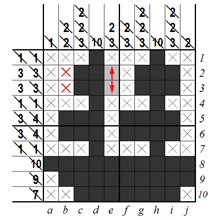 B&W Pic-a-Pix - step 7 (A)