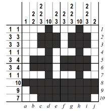 B&W Pic-a-Pix - step 8