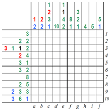 Color Pic-a-Pix puzzle