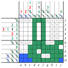 Color Link-a-Pix - step 4 (B)