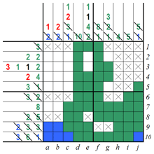 Color Link-a-Pix - step 5 (B)