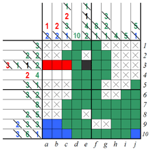 Color Link-a-Pix - step 6 (B)