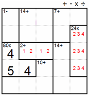 Hidden single technique 2 (A)
