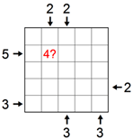 Second highest skyscraper in second-square from clue 2 (A)