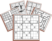 Sudoku, Samurai Sudoku, Killer Sudoku