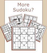 Sudoku, Samurai Sudoku, Killer Sudoku