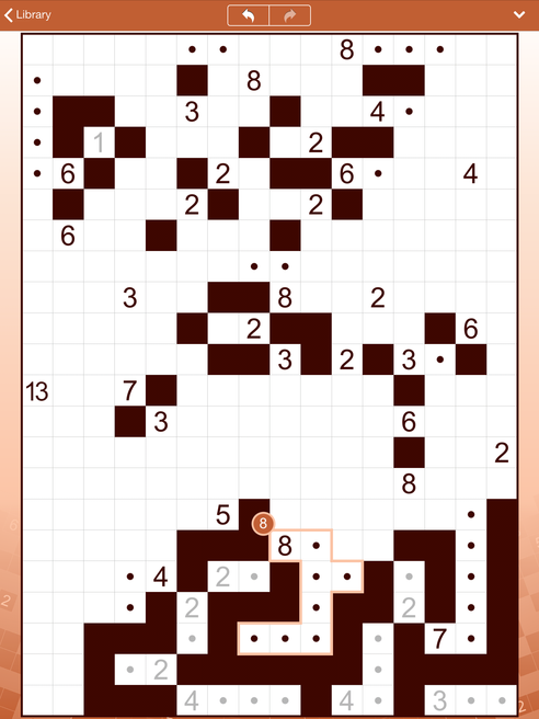Nurikabe for iPhone and iPad (iPad)