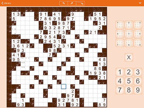 Kakuro for iPhone and iPad (iPad)
