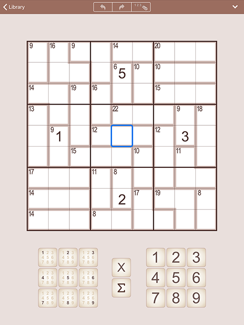 SumSudoku for iPhone and iPad (iPad)