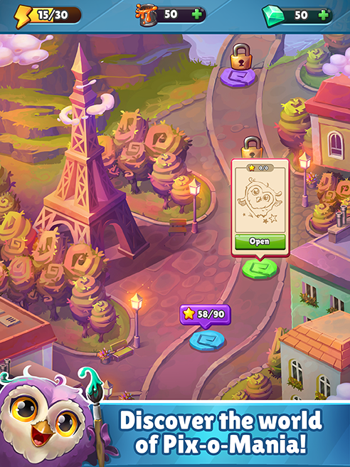 Pix-o-Mania for iPhone, iPad and Android (iPad)