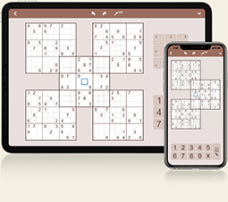 MultiSudoku: Samurai Puzzles (iPhone, iPad, Android)