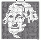 George Washington Inverted Maze-a-Pix