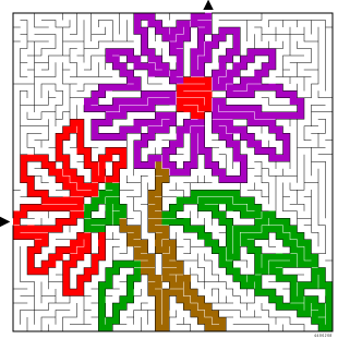 Color Maze-a-Pix 45x45