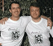 Green and Lerner in Conceptis t-shirts