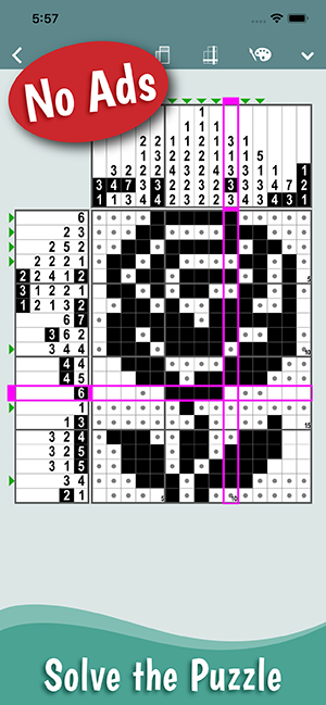 Nonogram: B&W Pic-a-Pix for iPhone and iPad (iPhone)