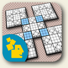 MultiSudoku: Samurai Puzzles (iPhone, iPad, Android)