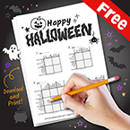 Free Halloween Puzzles PDF!