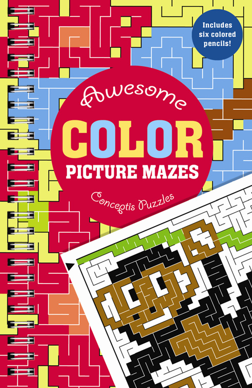 Awesome Color Picture Mazes