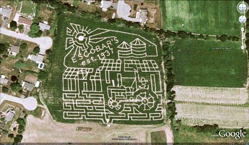 21 mazes: Escobar's estate corn maze