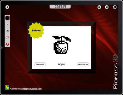 Picross HD: Completed puzzle
