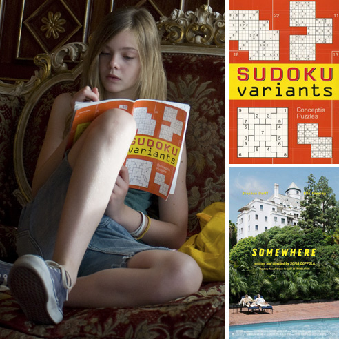 Sofia Coppola's Somewhere features Sudoku Variants by Conceptis Puzzles