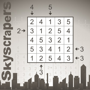 Skyscrapers: New Conceptis puzzle will make you think differently about skylines
