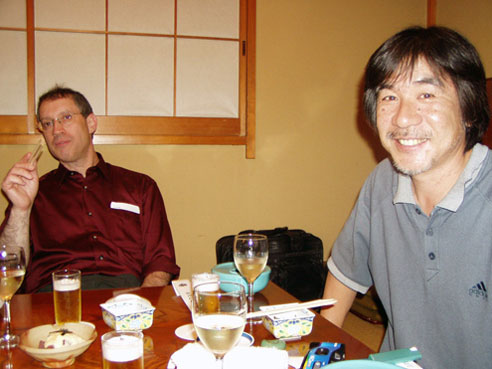 Maki Kaji (right) and Dave Green