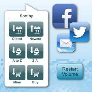 Sort, Share, Restart Volume: New Features Enhance Conceptis' iPad and iPhone Experience
