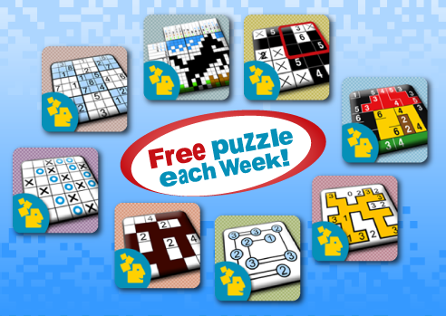 Free Weekly Puzzles Now Available on Conceptis’ iPhone and iPad Apps