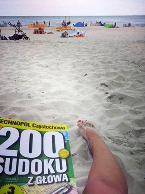 SAND BEACH SUDOKU - 21 Inspiring Sudoku Moments Captured by Instagramers #5