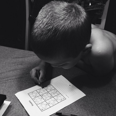 MONOCHROME NEPHEW SUDOKU - 21 Inspiring Sudoku Moments Captured by Instagramers #14