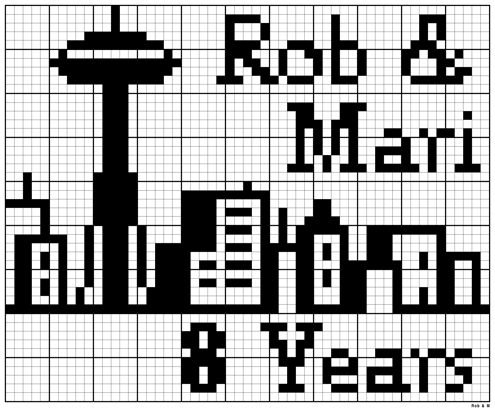 8th wedding anniversary puzzle