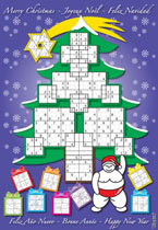 Christmas tree Sudoku poster