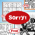 Ooops... Free puzzles will vary in difficulty and size, but starting next Friday...