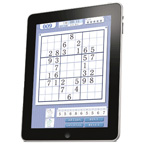 Sudoku Book for iPad features puzzles by Conceptis