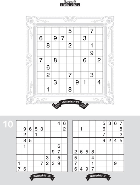 Meister Sudoku internal page