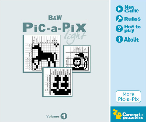 Released: B&W Pic-a-Pix Light Vol.1